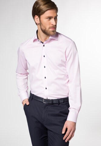 ETERNA Regular fit Business shirt in Pink: front