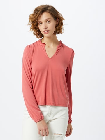 ONLY - Camisa 'Free Life' em rosa: frente