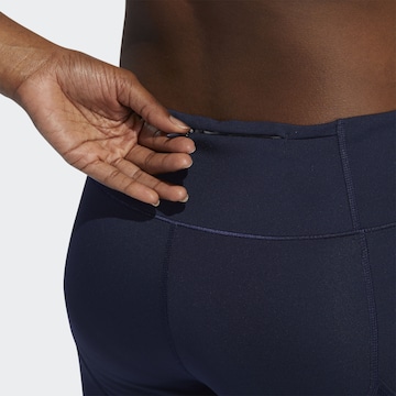 ADIDAS PERFORMANCE Skinny Sportbroek 'How We Do' in Blauw