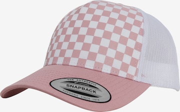 Casquette Flexfit en rose : devant