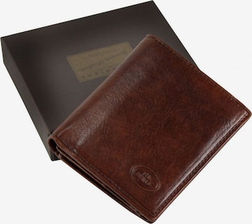 The Bridge Wallet 'Story Uomo' in Brown: front