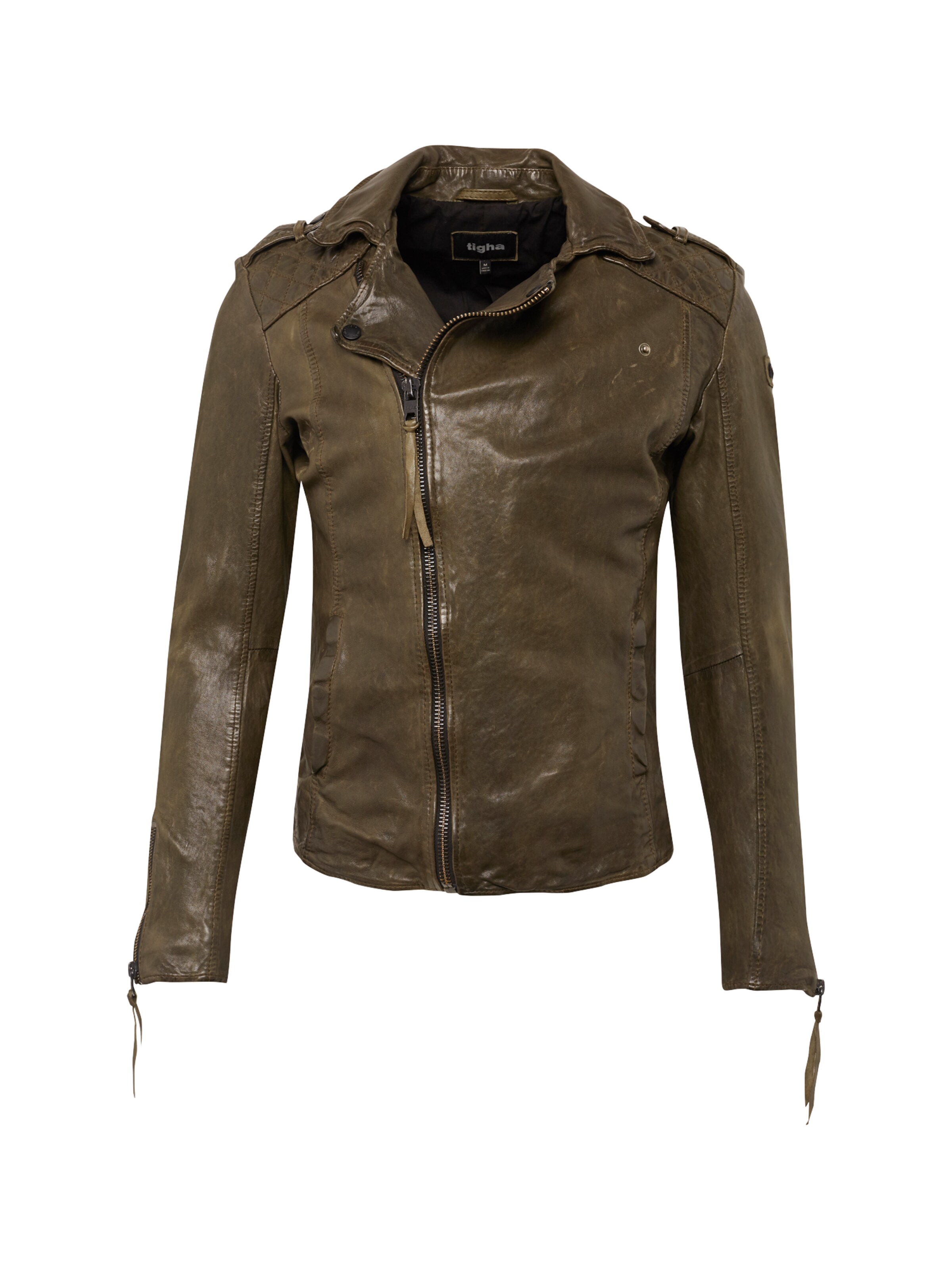 tigha - Tussenjas 'Elon' in de kleur Olijfgroen