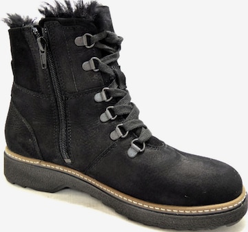 WALDLÄUFER Lace-Up Ankle Boots in Black