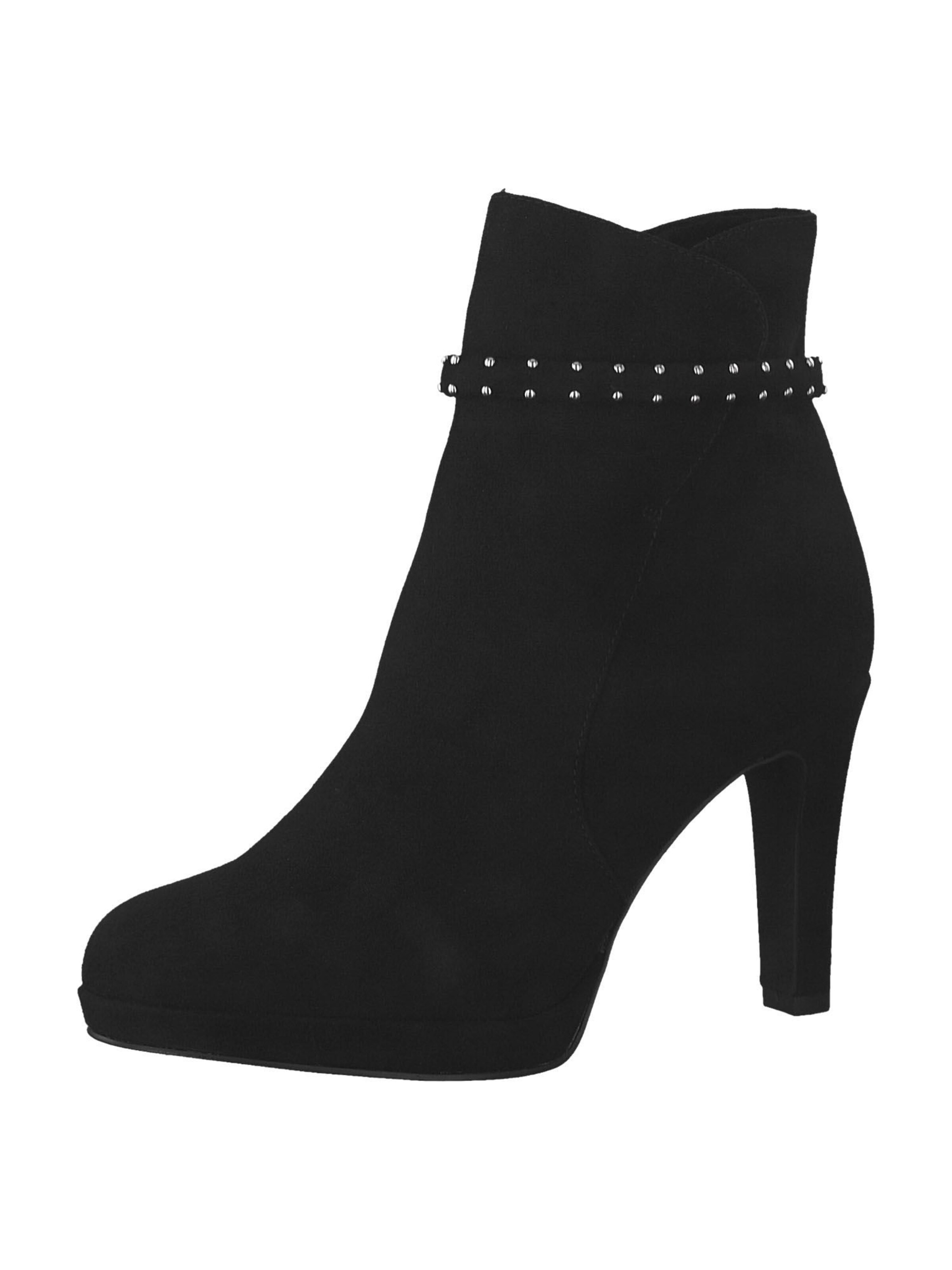 TAMARIS - Enkellaarsjes in de kleur Zwart