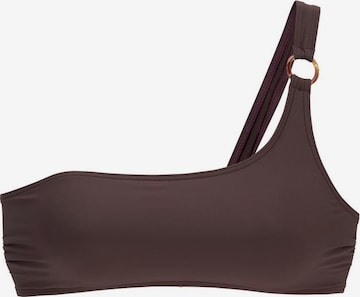 s.Oliver Bustier Bikinitop 'Rome' in Braun: predná strana