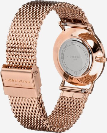 Liebeskind Berlin Analog Watch 'New Case' in Gold