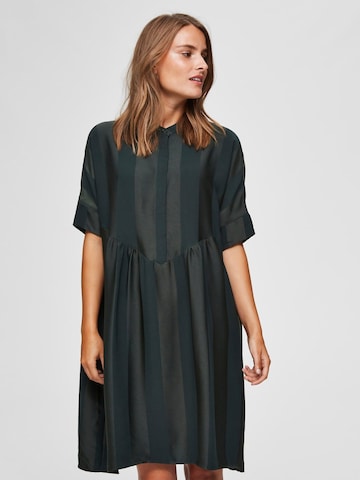 SELECTED FEMME Jurk in Groen: voorkant