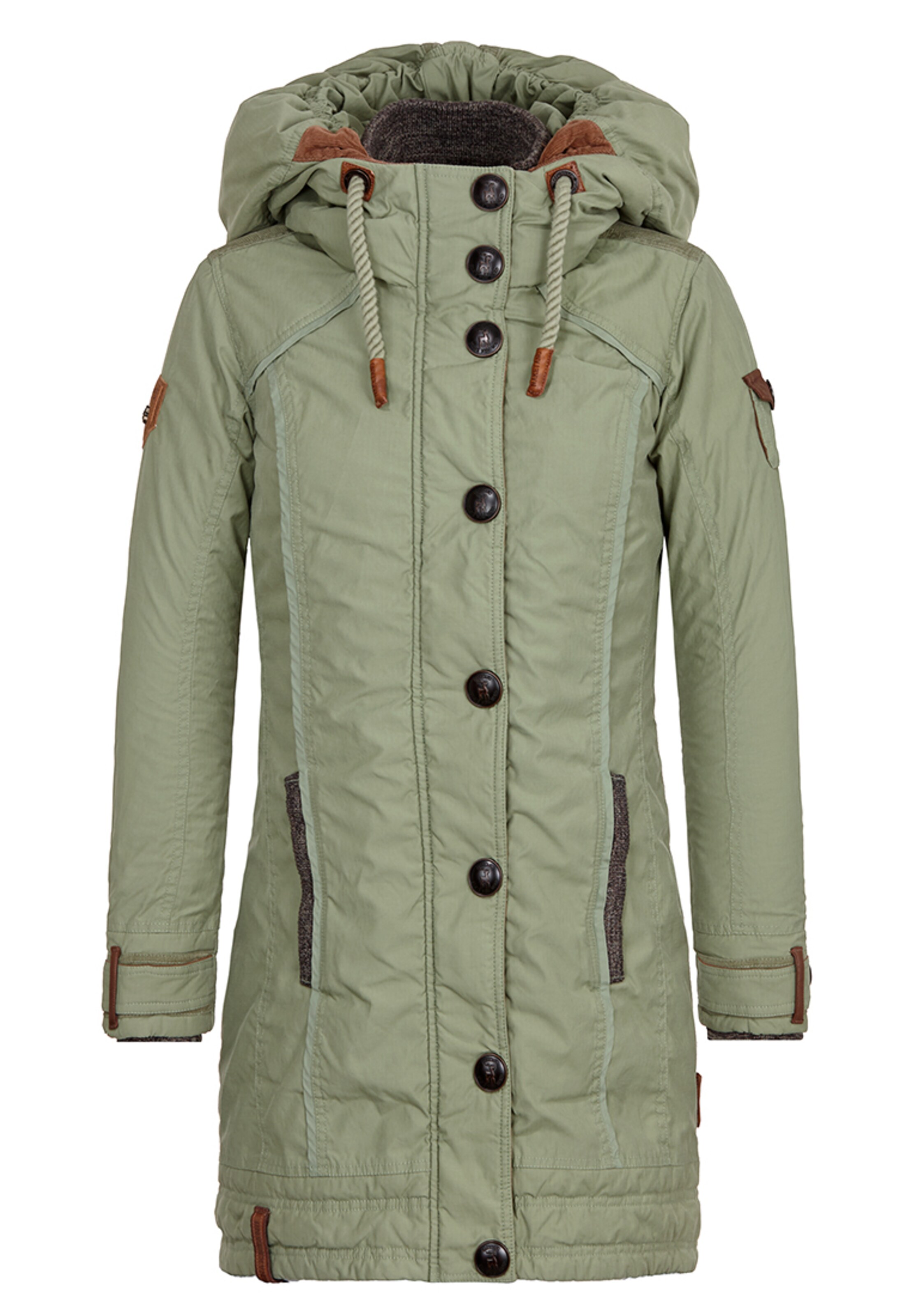 naketano Winterjas 'A Woman Will Rise Up V' in Groen ABOUT YOU