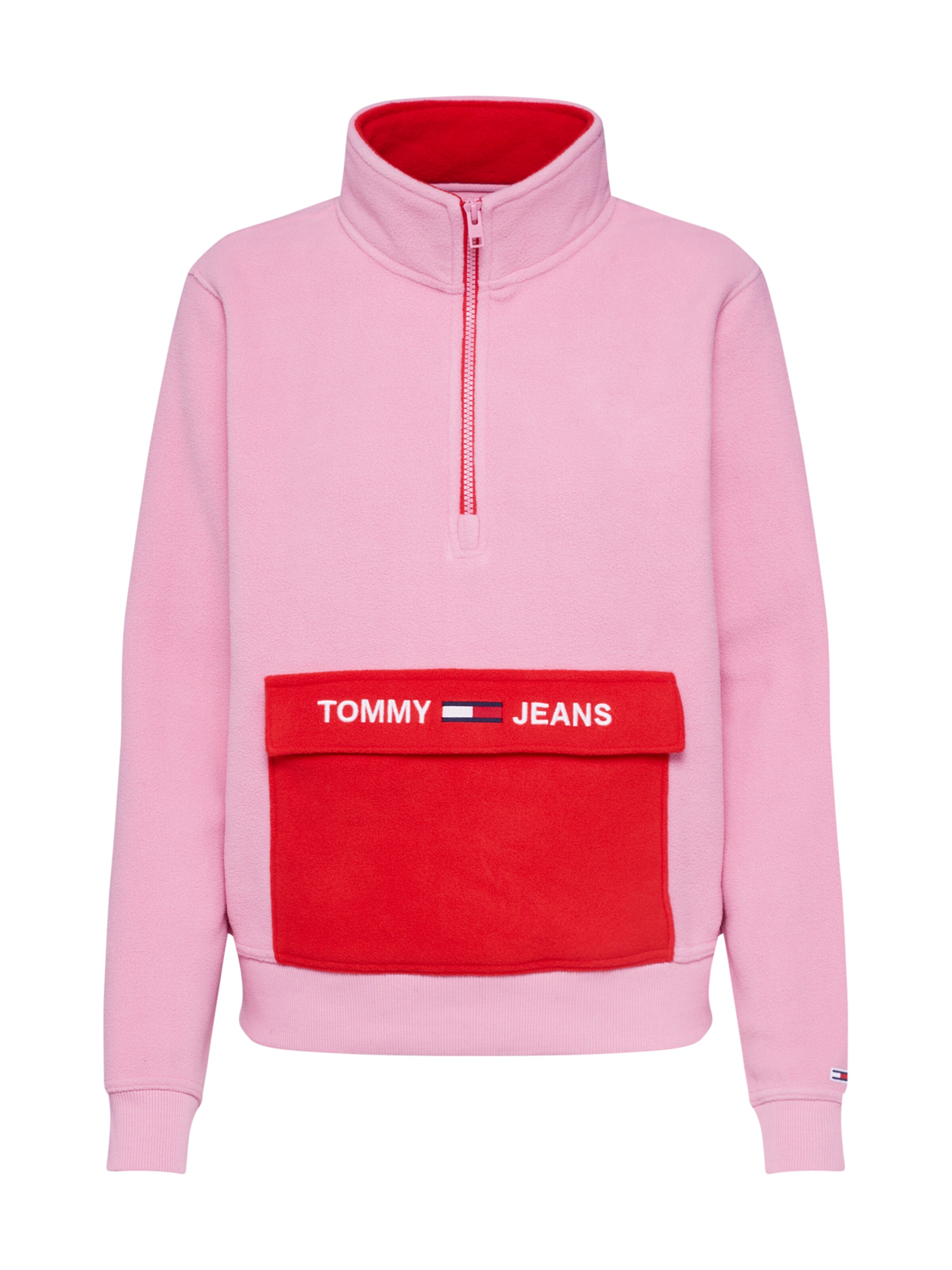 Tommy Jeans - Sweatshirt 'COLORBLOCK' in de kleur Pink