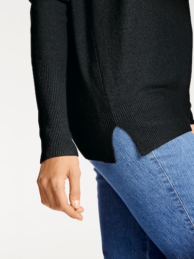 heine Pull-over en noir, Vue avec produit