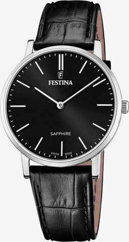 FESTINA Festina Schweizer Uhr »Festina Swiss Made, F20012/4« in Schwarz: front