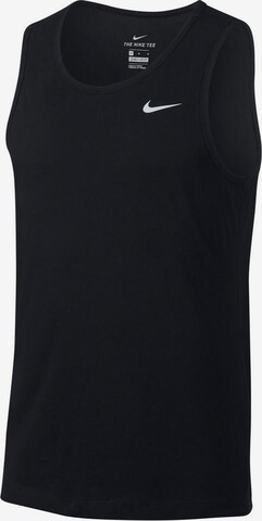 NIKE Regular Fit Sporttop in Schwarz