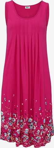 BEACH TIME - Vestido de praia em rosa: frente