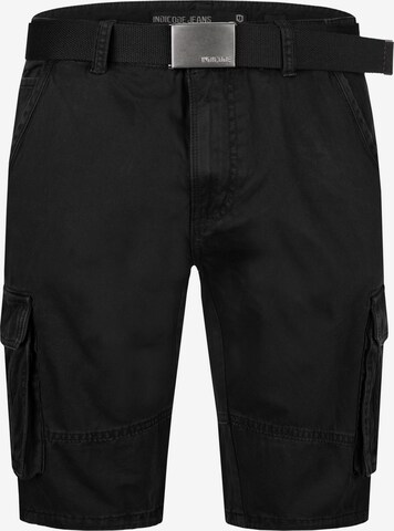 Pantalon ' Blixt ' INDICODE JEANS en noir : devant