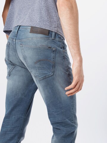 G-STAR Slimfit Džíny '3301' – modrá