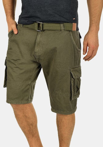 INDICODE JEANS Regular Cargo Pants 'Costa' in Green: front