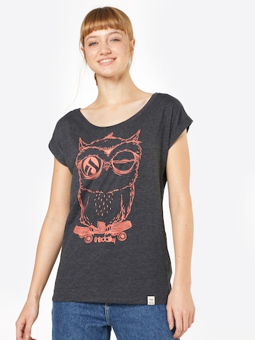 Iriedaily T-Shirt 'Skateowl 2' in Grau: predná strana