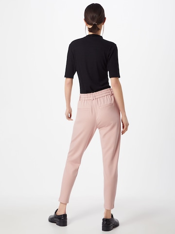 ONLY Slim fit Pleat-front trousers 'Poptrash' in Pink