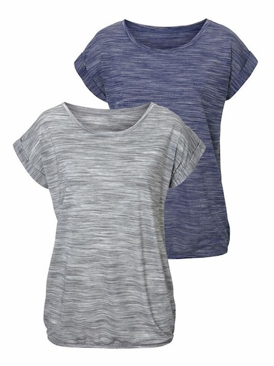 BEACH TIME T-Krekls, krāsa - zilgans / raibi pelēks, Preces skats