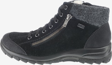 Rieker - Botines con cordones en negro