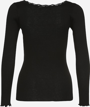 rosemunde Longsleeve  in Schwarz: zadná strana