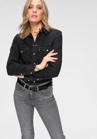 Chemisier 'Essential Western' LEVI'S ® en noir : devant