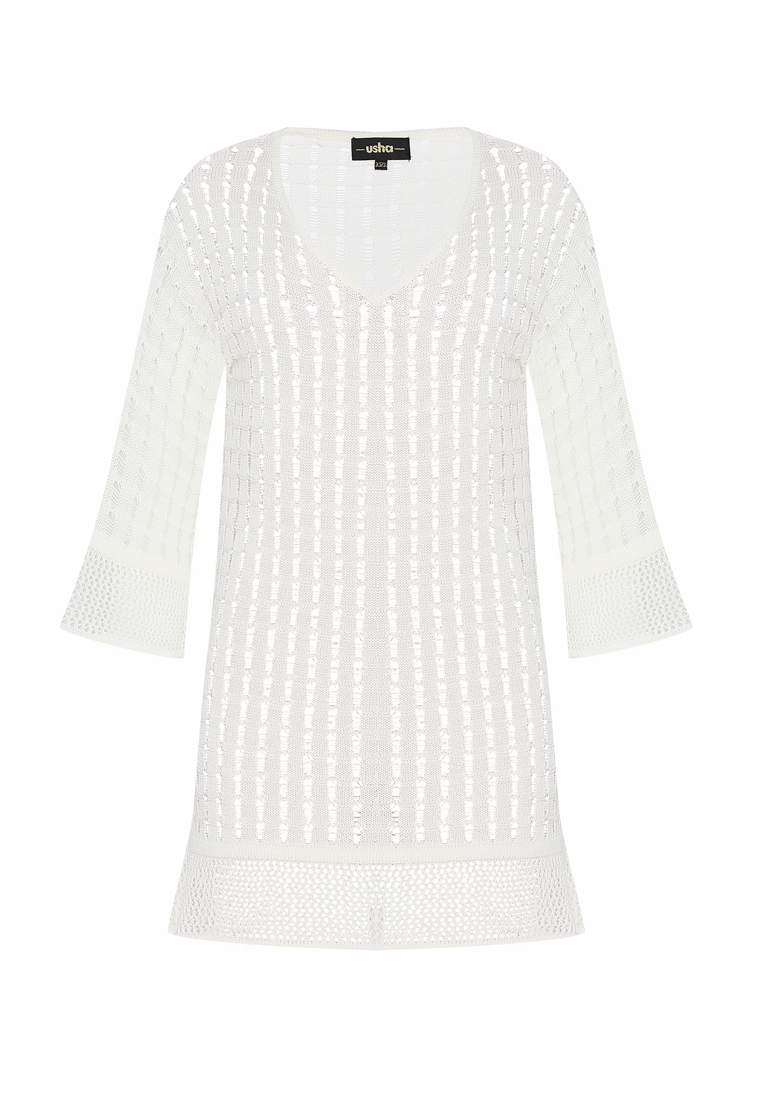 Usha Pullover in Bianco Naturale 