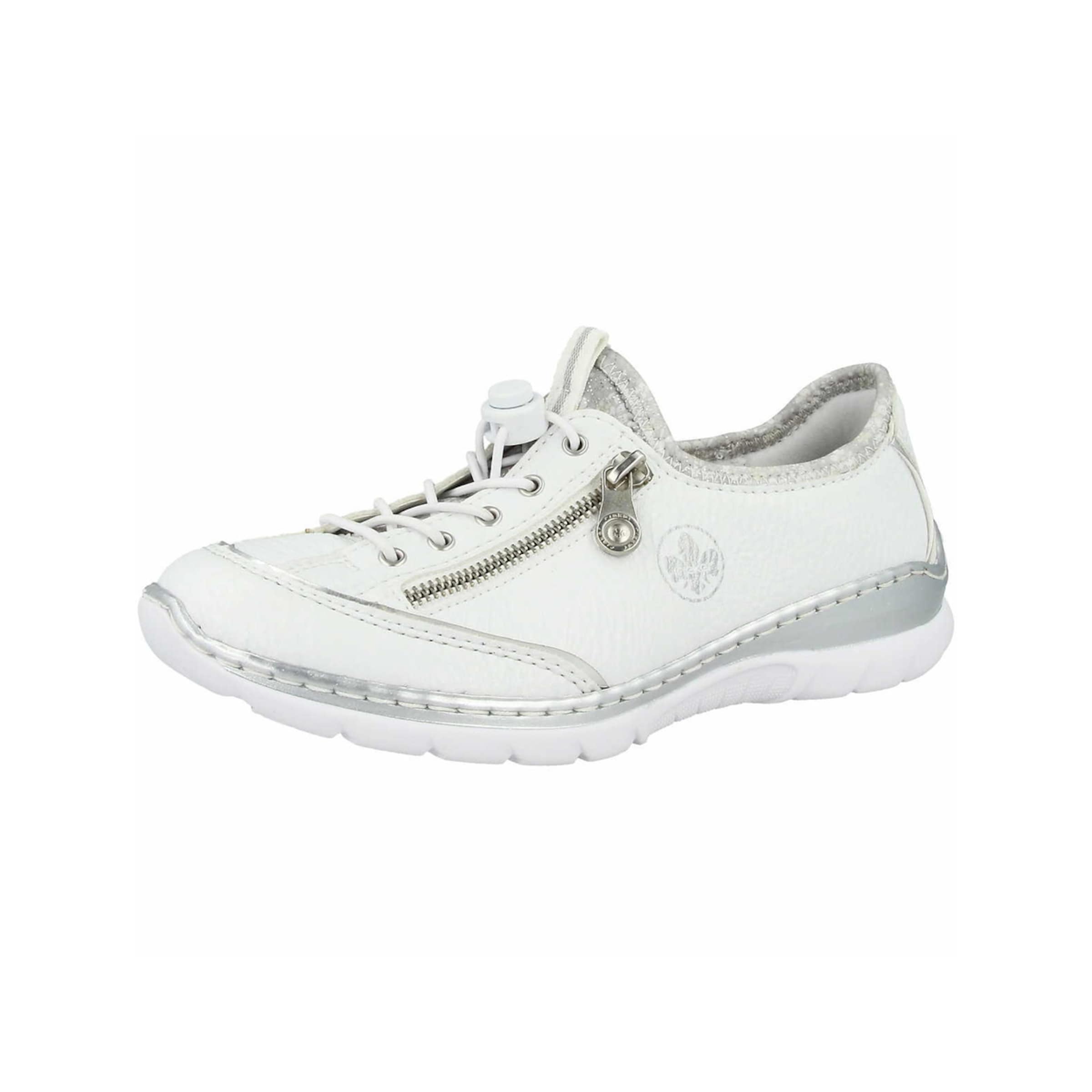 Rieker Veterschoen in Wit: voorkant