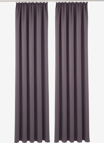 MY HOME Curtains & Drapes 'Solana' in Grey: front