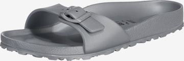 BIRKENSTOCK Muiltjes 'Madrid' in Zilver: voorkant