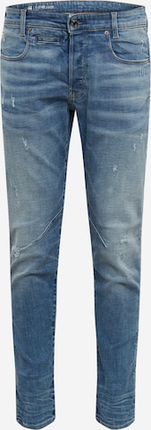 Jean 'D-Staq' G-Star RAW en bleu : devant