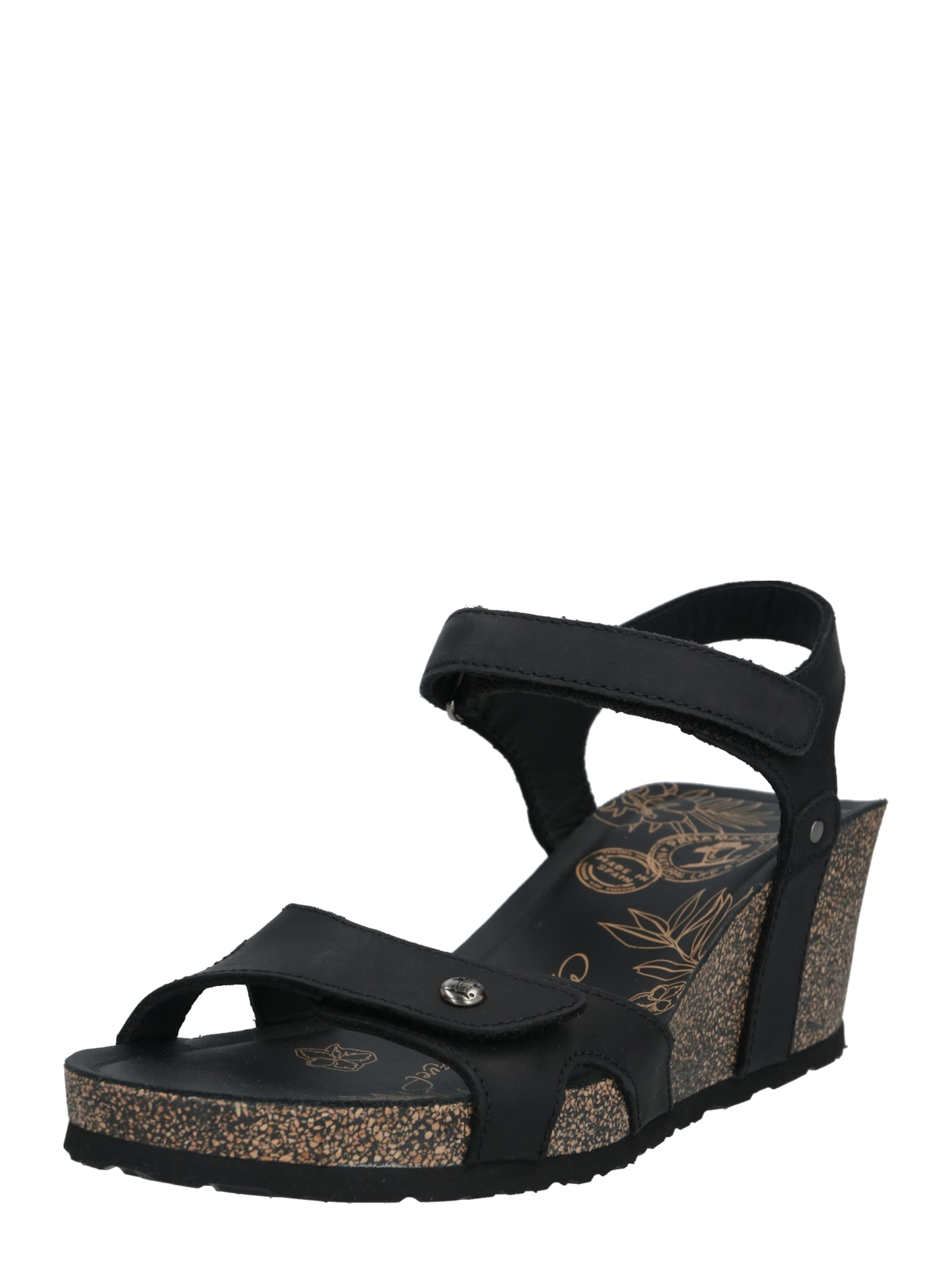 PANAMA JACK Sandals 'Julia' in Black: front