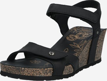 PANAMA JACK Sandals 'Julia' in Black: front