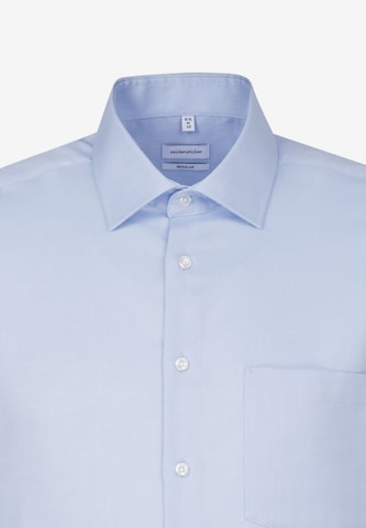 SEIDENSTICKER Regular fit Business Shirt in Blue