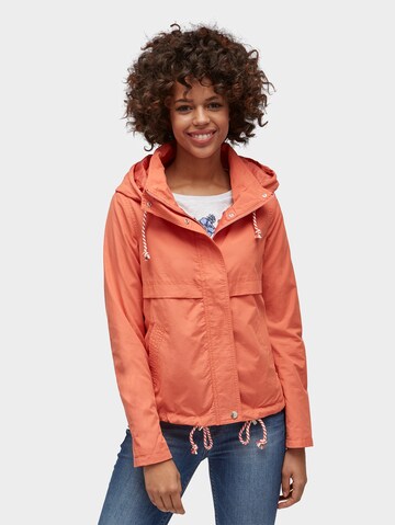 TOM TAILOR DENIM Prechodná bunda - Oranžová: predná strana
