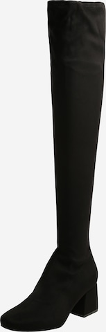 ONLY Over the Knee Boots in Black: front