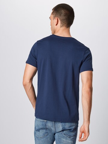 ALPHA INDUSTRIES Regular fit Shirt in Blauw: terug