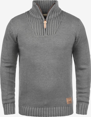 !Solid Sweater 'Petro' in Grey: front