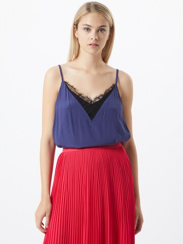 VILA Top 'NICOLINA' in Blue: front