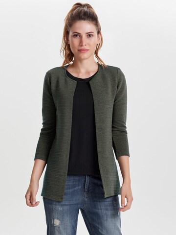 Cardigan 'ONLLeco' ONLY en vert : devant