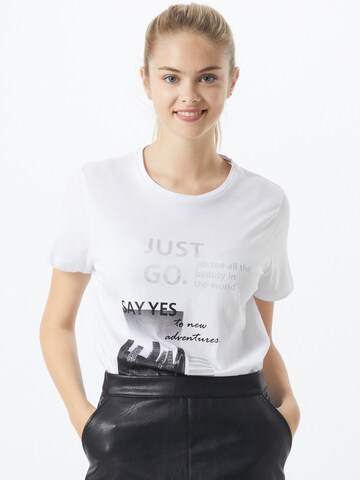 SISTERS POINT T-Shirt 'Maia' in Weiß: Vorderseite
