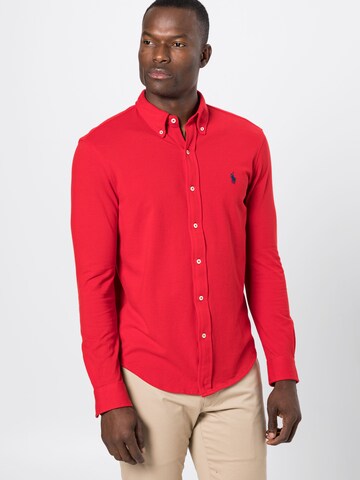 Polo Ralph Lauren Regular Fit Hemd in Rot