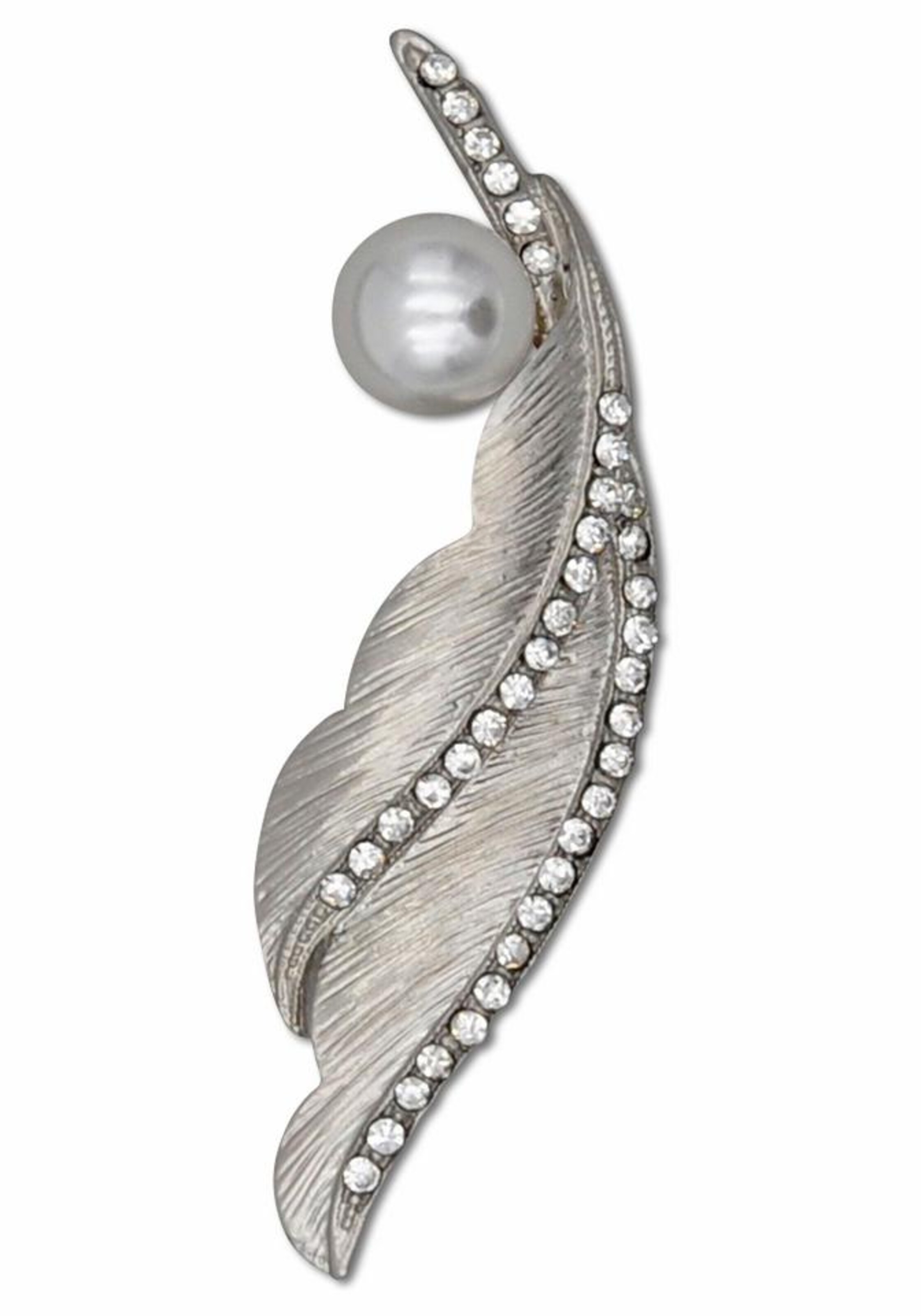 J. Jayz Brooch in Silver: front