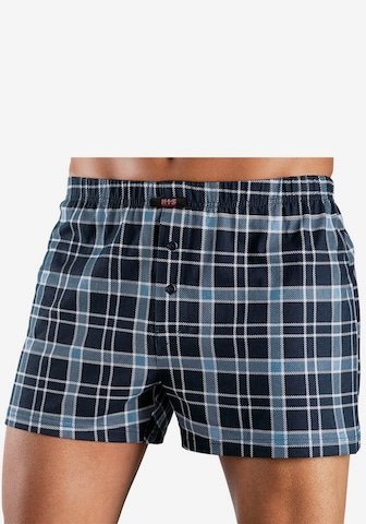 H.I.S - Boxers em azul: frente