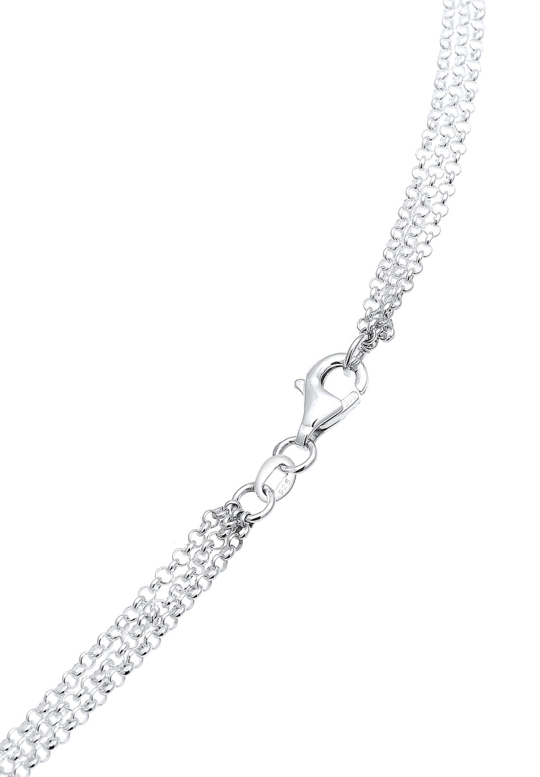 ELLI Halskette 'Layer' in Silber