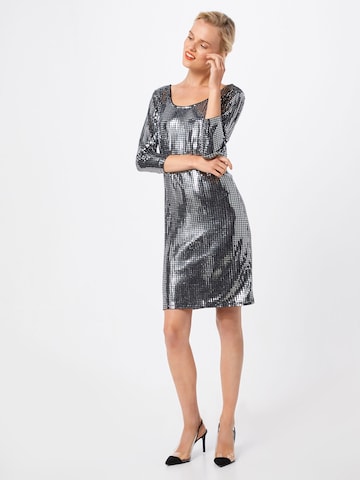 VILA Dress 'VIBEYLA 3/4 DRESS/TB' in Silver: front