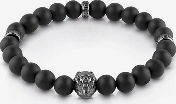 GUESS Armband 'Black Beads' in Schwarz: predná strana
