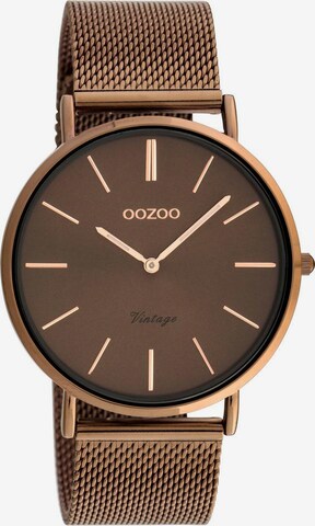 OOZOO Armbanduhr 'C20004' in Braun: predná strana
