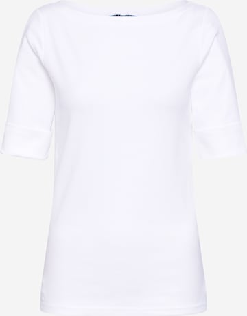 Tricou 'JUDY' de la Lauren Ralph Lauren pe alb: față