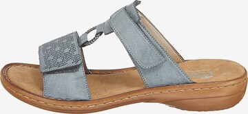 Rieker Pantolette 'Eagle' in Blau